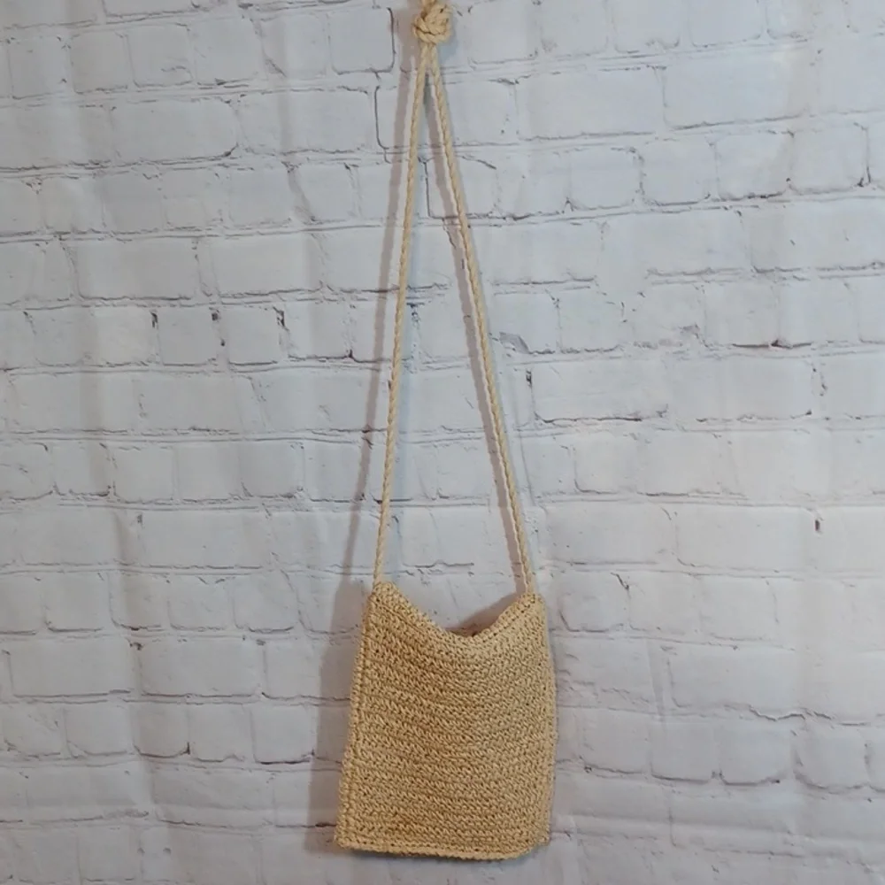 HandMade Wicker‎ Body Bag Purse - Picture 4 of 9
